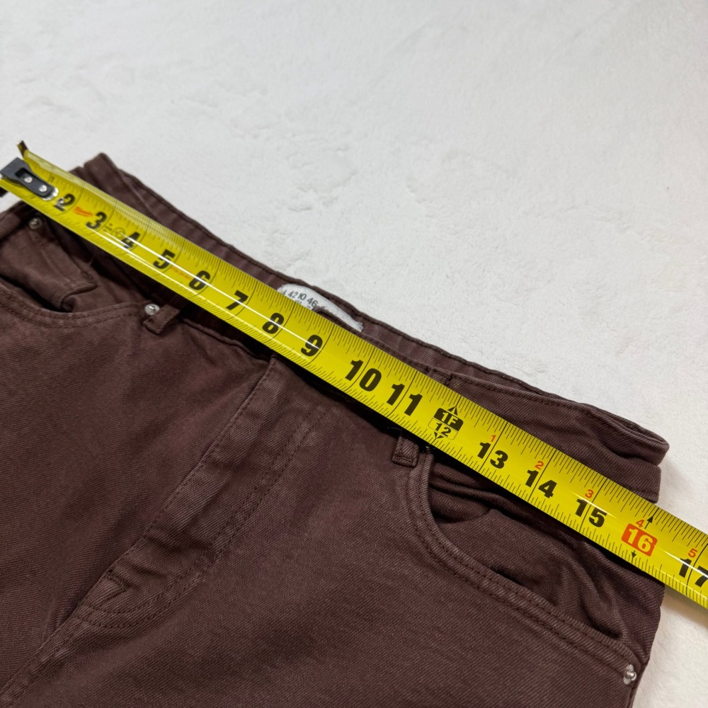 Primark Women's Wide Leg Jeans in Chocolate Brown - Picture 14 of 14